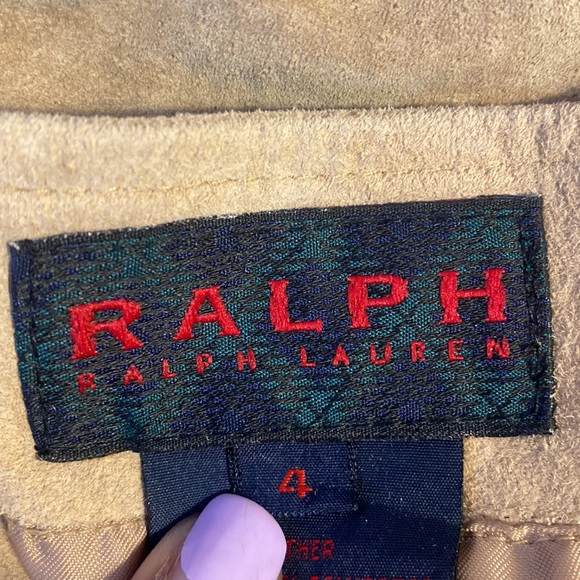 Ralph Lauren leather skirt size 4 - Picture 3 of 6